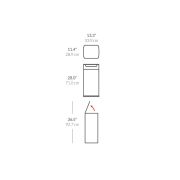 Kosz na śmieci 30L TOUCH-BAR - stal FPP / simplehuman