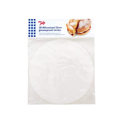 Papier do pieczenia silikonowany 20 szt. - koła / Tala