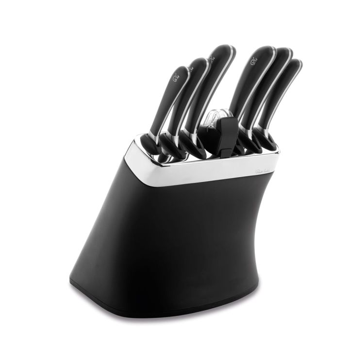 Zestaw noży SIGNATURE w bloku z ostrzałką 6 szt / Robert Welch