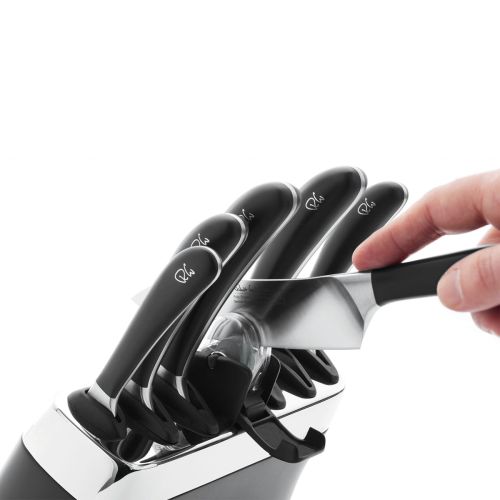 Zestaw noży SIGNATURE w bloku z ostrzałką 6 szt / Robert Welch