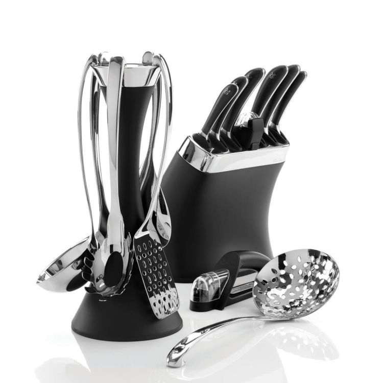 Zestaw noży SIGNATURE w bloku z ostrzałką 6 szt / Robert Welch