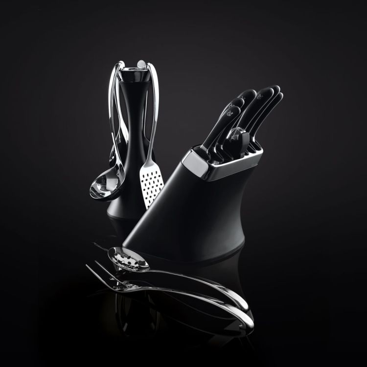 Zestaw noży SIGNATURE w bloku z ostrzałką 6 szt / Robert Welch