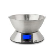 Waga ADE Hanna kuchenna z miską, do 5 kg, 2,25 l, śred. 24 x 15,5 cm, szczotkowana stal nierdzewna