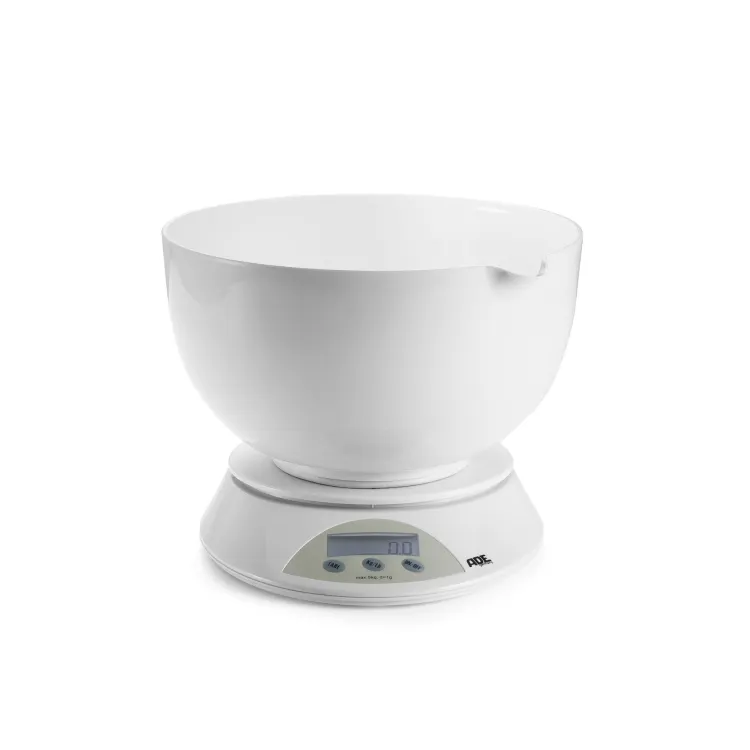 Waga ADE Angelina kuchenna z miską, do 5 kg, 3 l, śred. 22 x 12 cm, biała
