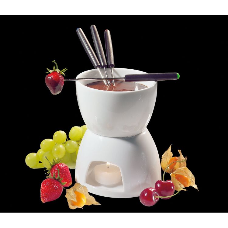 Zestaw Cilio do fondue czekoladowego, 0,35 l, 15,5 cm