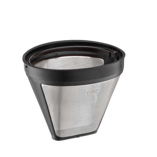 Stalowo-plastikowy Cilio filtr do kawy, rozmiar 4