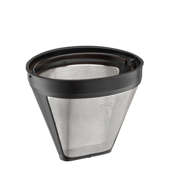 Stalowo-plastikowy Cilio filtr do kawy, rozmiar 4