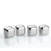 Stalowe Cilio Cool kostki chłodzace w pudełku, 4 szt., 2,5 x 2,5 x 2,5 cm