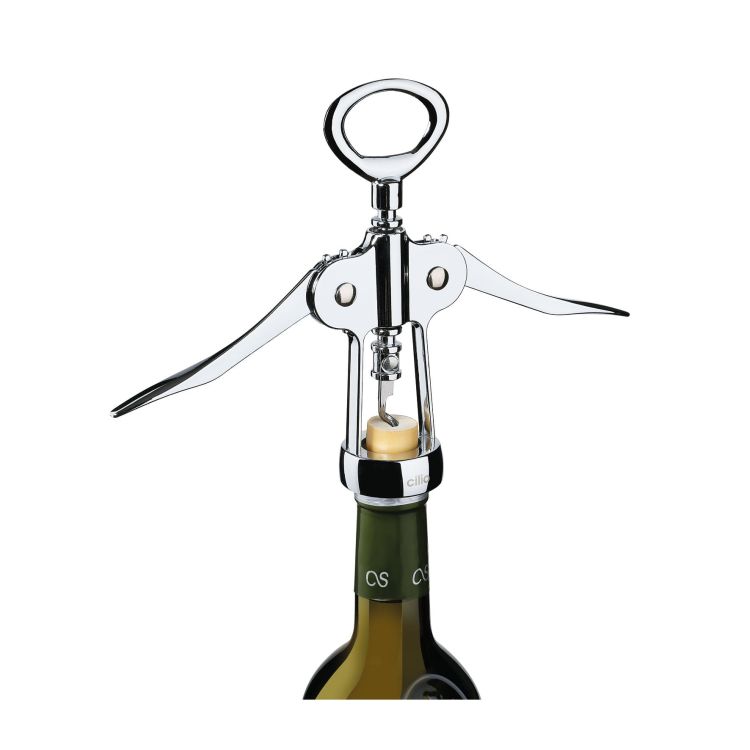 Korkociąg Cilio Vino skrzydłowy, 17,5 cm, stal nierdzewna
