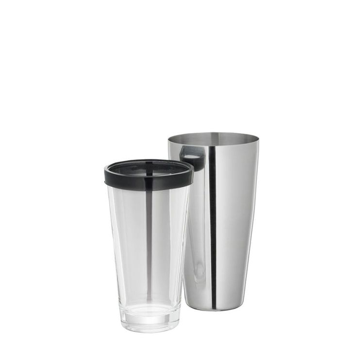 Shaker Cilio bostoński, szkło/stal nierdzewna 0,4 l