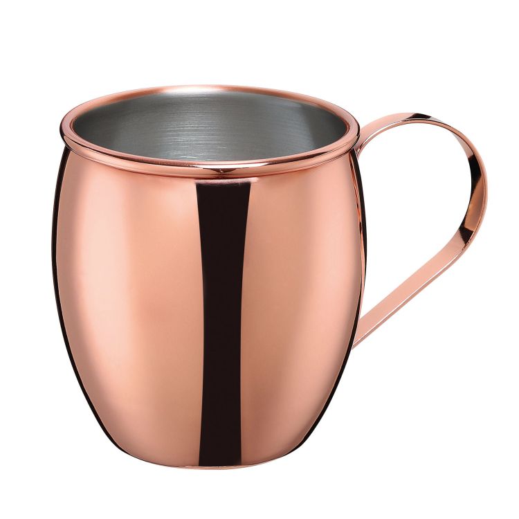 Kubek Cilio Moscow Mule do Moscow Mule, stal nierdzewna/miedź, 0,5 l, śred. 9,5 x 9,5 cm
