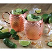 Kubek Cilio Moscow Mule do Moscow Mule, stal nierdzewna/miedź, 0,5 l, śred. 9,5 x 9,5 cm, młotkowany