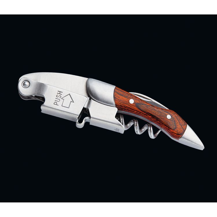 Korkociąg Cilio Legno kelnerski, 12 cm