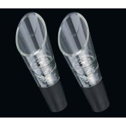 Nalewak Cilio do wina, 9,5 cm, 2 szt., czarny