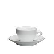 Filiżanka Cilio Roma do espresso, ze spodkiem, 0,05 l, biała