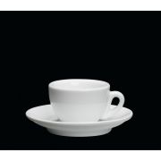 Filiżanka Cilio Roma do espresso, ze spodkiem, 0,05 l, biała