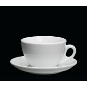 Filiżanka Cilio Roma do cappuccino, ze spodkiem, 0,1 l, biała