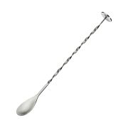 Łyżeczka Cilio koktajlowa z tłuczkiem skręcona, stal nierdzewna, 25 cm