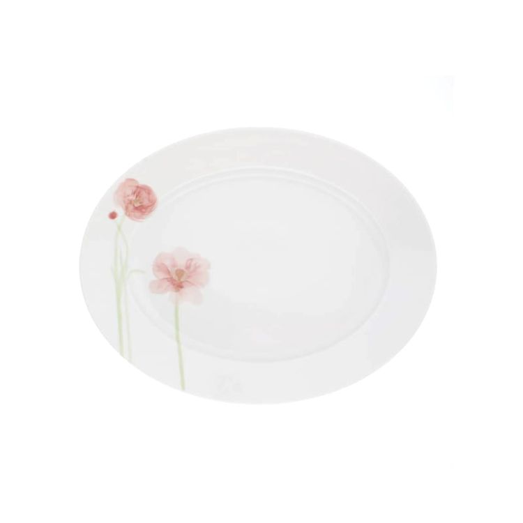 Owalny Kahla Aronda Fresh Poppy półmisek, 32 cm, mak