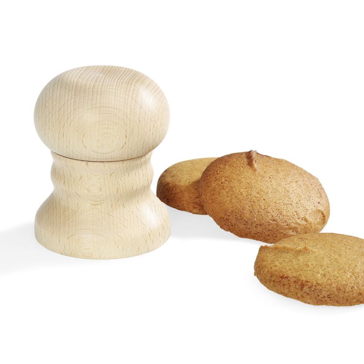 Przyrząd Küchenprofi NÜRNBERG do formowania pierników, drewno bukowe, śred. 7 cm