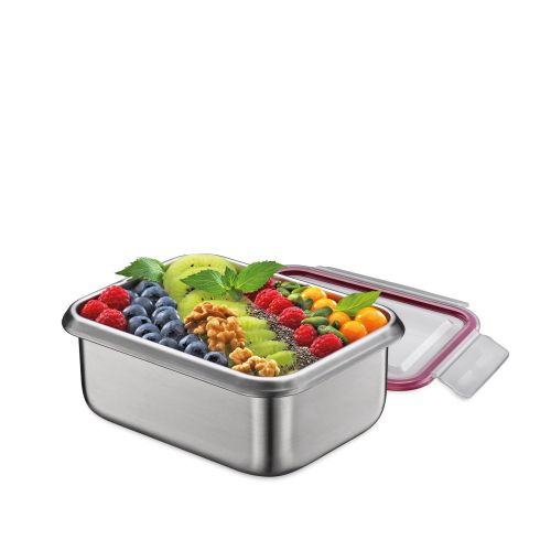Pojemnik Kuchenprofi na lunch, 1,0 l, 14 x 18,5 x 7,5 cm, stal nierdzewna/tworzywo sztuczne