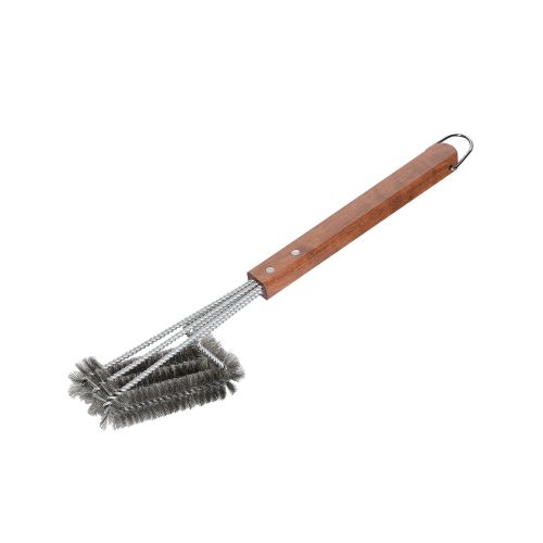 Szczotka Kuchenprofi TEXAS do czyszczenia grilla, stal nierdzewna/palisander, 45 cm