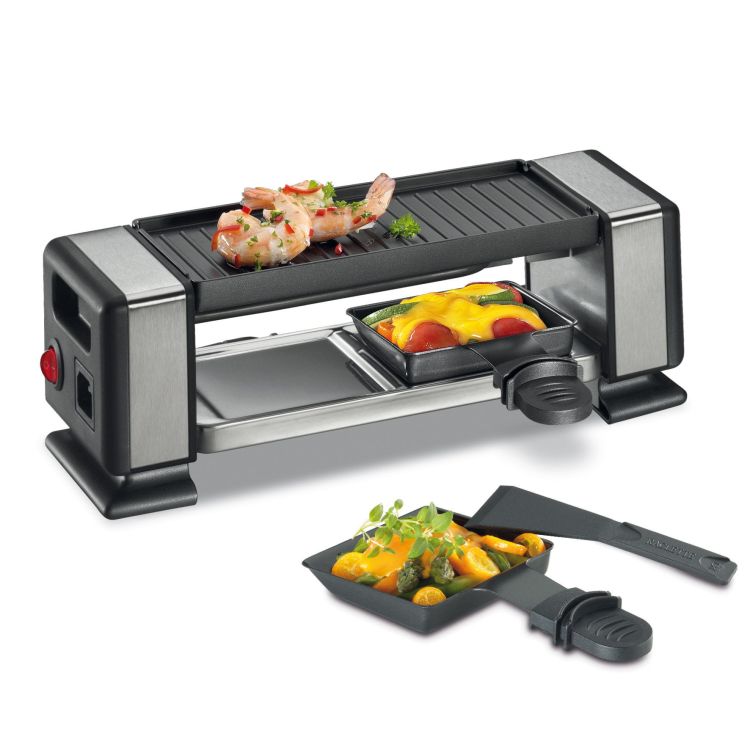 Raclette Kuchenprofi VISTA2 Plus dla 2 os., 10,5 x 29 x 10 cm, możliwość połączenia łańcuchowego