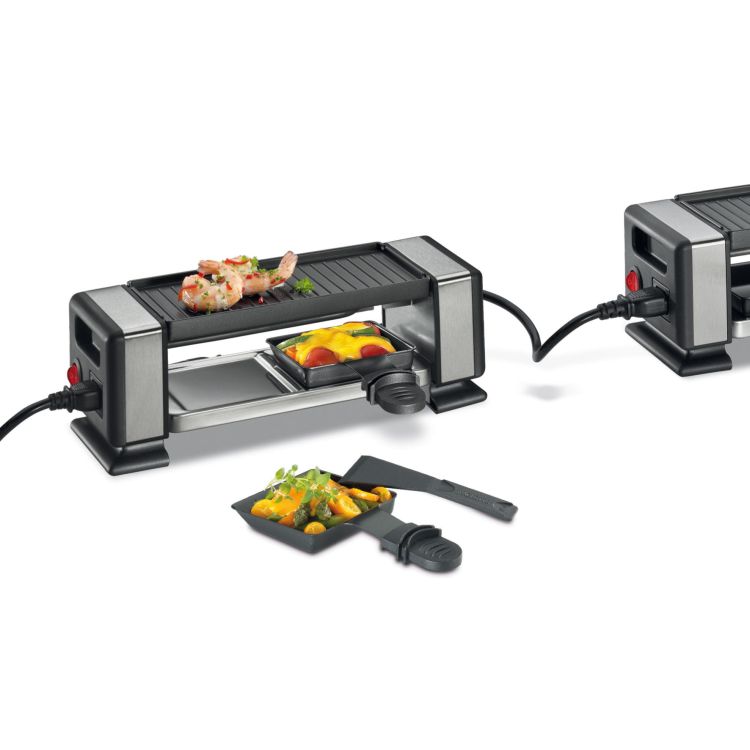 Raclette Kuchenprofi VISTA2 Plus dla 2 os., 10,5 x 29 x 10 cm, możliwość połączenia łańcuchowego