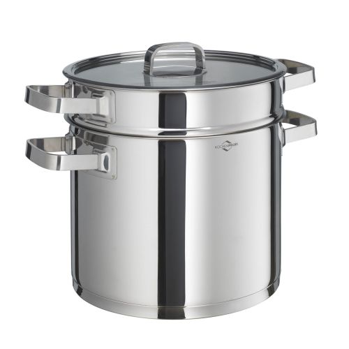 Garnek Kuchenprofi SAN REMO z wkładem do makaronu, 7,0 l, śred. 22 x 27 cm, stal nierdzewna