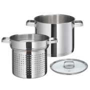 Garnek Kuchenprofi SAN REMO z wkładem do makaronu, 7,0 l, śred. 22 x 27 cm, stal nierdzewna