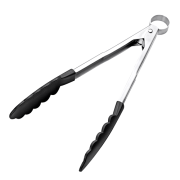 Szczypce Lurch do patelni z powłoką nieprzywierającą, stal nierdzewna/nylon, 24 cm