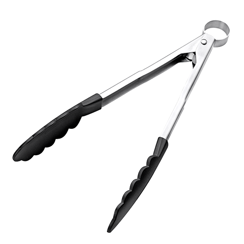 Szczypce Lurch do patelni z powłoką nieprzywierającą, stal nierdzewna/nylon, 24 cm