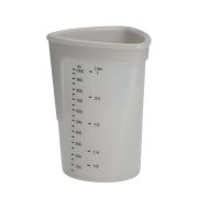 Miarka Lurch FlexiForm silikonowa, 1 l, szara