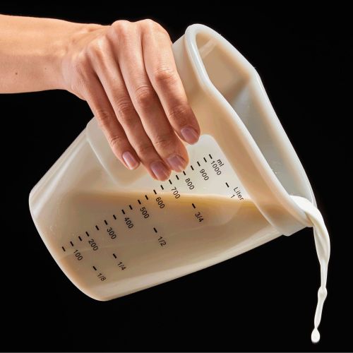 Miarka Lurch FlexiForm silikonowa, 1 l, szara