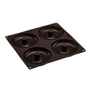 Forma Lurch Flexiform na 4 ciastka z dziurką, silikon, 26 x 26 cm