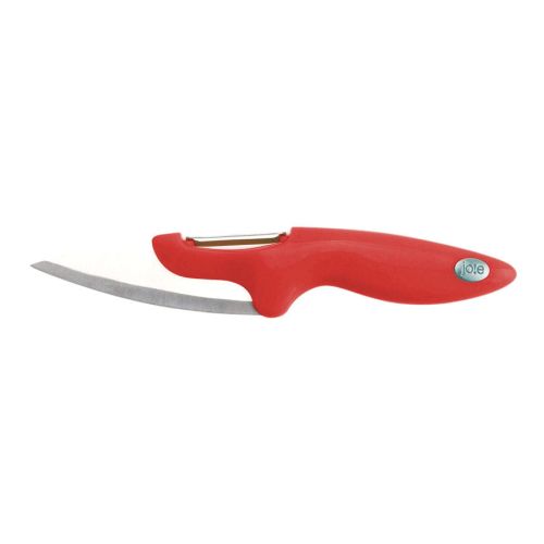 Nóż MSC z obierakiem do warzyw, 20 cm, czerwony