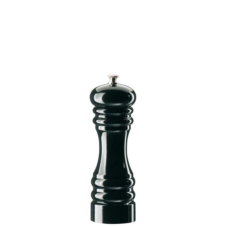 Młynek Zassenhaus Berlin do pieprzu, śred. 5,5x18 cm, czarny