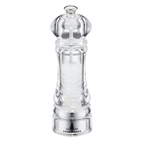 Zestaw Zassenhaus Berlin 2 młynków do soli i pieprzu, akrylowe 18 cm