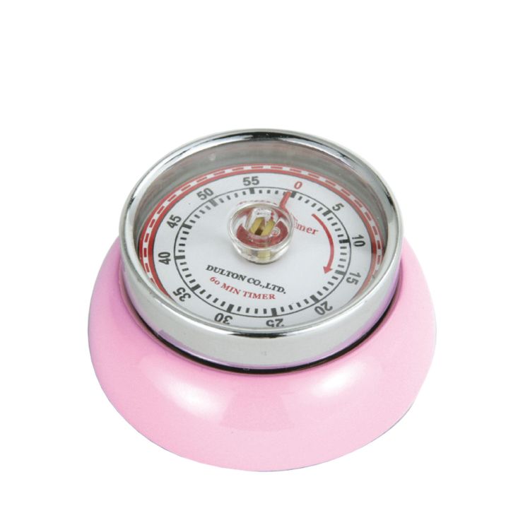 Timer Zassenhaus Speed mechaniczny, śred. 7x3 cm, różowy
