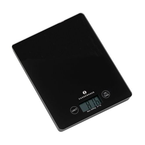 Waga Zassenhaus Balance elektroniczna, 16,5x21,5 cm, czarna