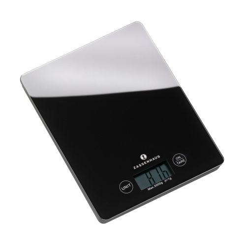 Waga Zassenhaus Balance elektroniczna, 16,5x21,5 cm, czarna