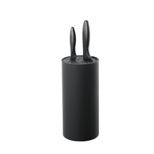 Blok Zassenhaus na noże, śred. 12x22 cm, czarny
