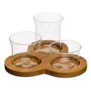 Zestaw Sagaform Nature do serowowania, 21x22,4x11,5 cm