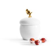 Słoik Sagaform Winter ceramiczny z pokrywką żołądź 700 ml