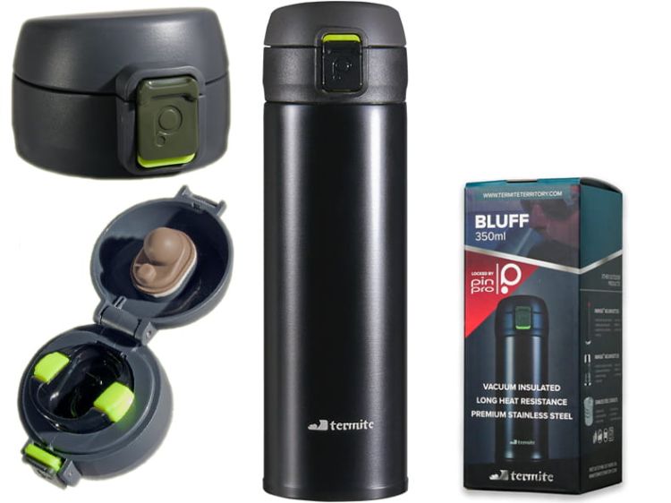 Kubek termiczny próżniowy BLUFF Termite 350 ml - black