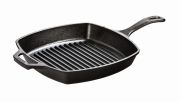 Patelnia żeliwna grillowa kwadratowa 26 cm / Lodge