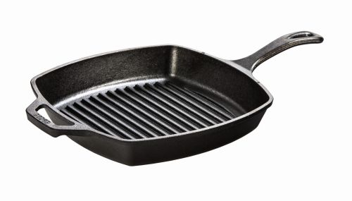 Patelnia żeliwna grillowa kwadratowa 26 cm / Lodge