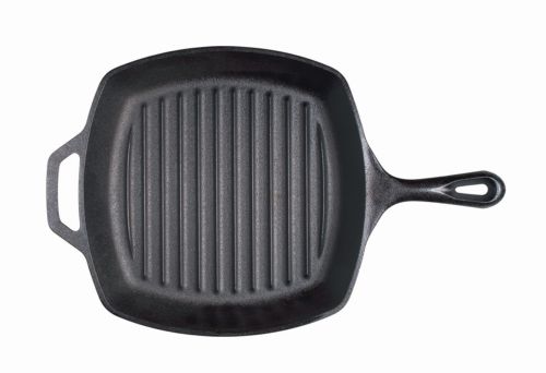 Patelnia żeliwna grillowa kwadratowa 26 cm / Lodge