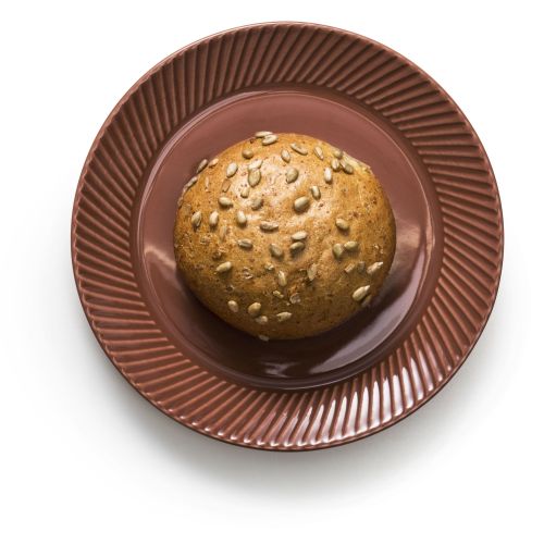 Talerz Sagaform Coffee, czerwony, ceramika, śred. 20 cm
