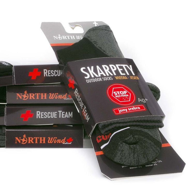 Skarpety North-Wind Rescue Team antybakteryjne na sezon wiosna-jesień